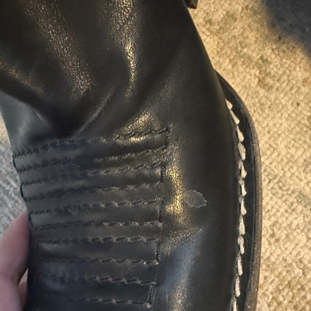Christian Dior FW 2006 Diorider Black Moto Boots By Galliano Size 39 1/2 - Picture 7 of 7